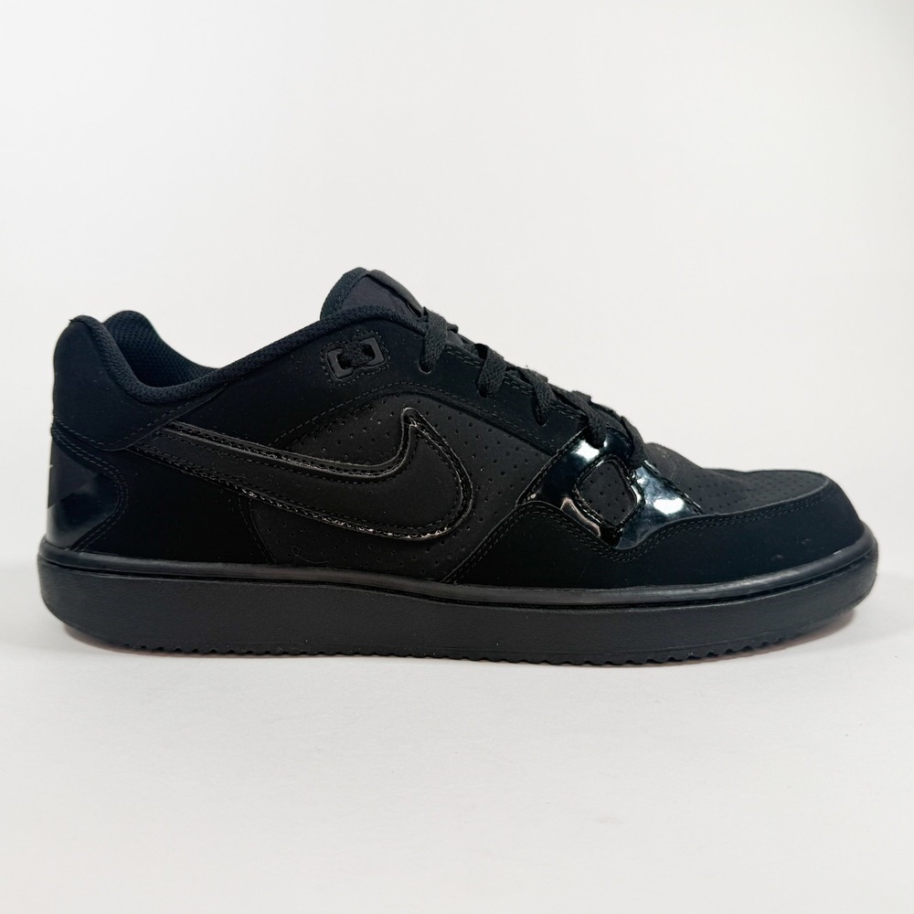 Nike Court Tradition 2 Black Sneakers Mens 12 Leather Low Top Casual Shoes